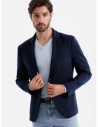 OMBRE Sacou cu buzunare aplicate - Bleumarin