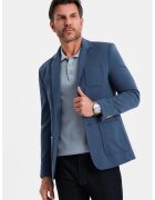 OMBRE Sacou slim-fit cu buzunar pe piept