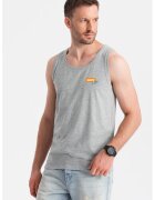 OMBRE Top cu decolteu rotund - Galben/Gri melange/Albastru