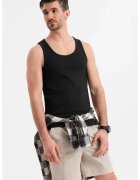 OMBRE Top din amestec de bumbac cu model uni - Negru