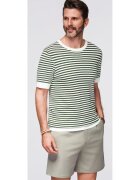 OMBRE Tricou din viscoza OM-TSCT-0255 - Verde