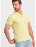 OMBRE Tricou polo cu model uni - Galben