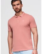 OMBRE Tricou polo cu model uni - Roz