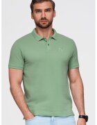 OMBRE Tricou polo cu model uni - Verde