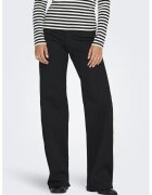 Only Blugi cu croiala ampla - Negru
