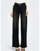 Only Blugi drepti cu talie inalta - Negru