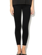 Only Blugi skinny cu talie medie Blush - Negru