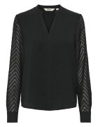 Only Bluza cu decolteu in V - Verde inchis