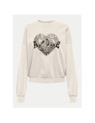 Only Bluza dama - 304784989 - Bumbac/Poliester reciclat - Bej - Bej