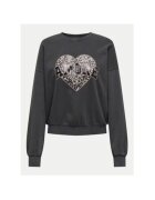 Only Bluza dama - 304784996 - Bumbac/Poliester reciclat - Gri - Gri