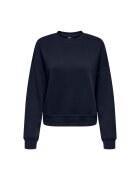 Only Bluza de trening relaxed-fit cu decolteu la baza gatului - Albastru