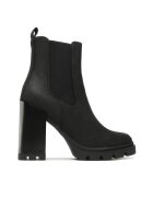 Only Botine dama - 30290692541 - Piele naturala/Piele nabuc - Negru