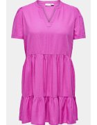 ONLY Carmakoma Rochie dama - 303336028 - Roz - Viscoza