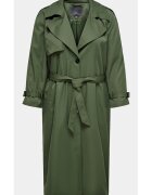 ONLY Carmakoma Trenci dama - 303335922 - Verde - Poliester