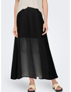 Only Fusta maxi cu aspect semi-transparent
