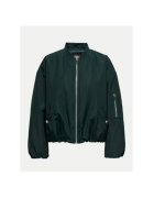 Only Geaca bomber Holly 15322124 Verde Loose Fit - Poliester - Verde