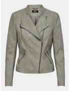 Only Geaca dama - 303319083 - Piele Ecologica - Gri