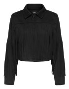 Only Geaca din imitatie de piele dama negru