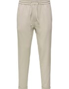 Only Pantaloni barbati Sons - 22029924 - Poliester/Viscoza - Bej - Bej