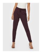 Only Pantaloni dama - bordeaux - 63% viscoza - 32% nailon - 5% elastan - Rosu