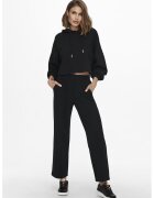 Only Pantaloni drepti cu talie inalta - Negru