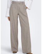 Only Pantaloni eleganti cu buzunare laterale - Gri deschis melange