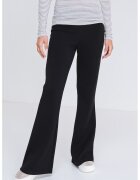 Only Pantaloni evazati Scarlett - Negru