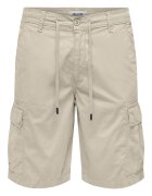 Only Pantaloni scurti barbati Sons - 22029214 - Bumbac - Bej - Bej
