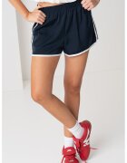 Only Pantaloni scurti cu talie elastica - Alb/Bleumarin