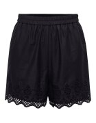 Only Pantaloni scurti dama 15313167 - Bumbac organic/Bumbac - Negru - Negru