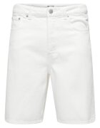 Only Pantaloni scurti din denim barbati Sons - 22031662 - Bumbac - Alb - Alb