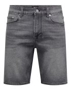 Only Pantaloni scurti din denim barbati Sons - 22034527 - Bumbac/Poliester - Gri - Gri