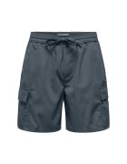 Only Pantaloni scurti sport barbati Sons - 22034462 - Bumbac/Poliester - 45797 - Gri