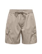 Only Pantaloni scurti sport barbati Sons - 22034462 - Bumbac/Poliester - 54697 - Bej