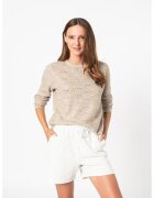 Only Pulover cu decupaje Lolli - Gri/Maro taupe