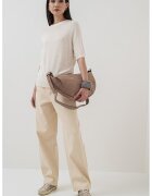 Only Pulover cu maneci raglan Lecia - Alb fildes