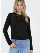 Only Pulover cu paiete - Negru