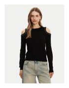 Only Pulover dama - 304784811 - Viscoza/Poliester - Negru - Negru