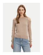 Only Pulover dama - 304784828 - Viscoza/Poliester - Bej - Bej