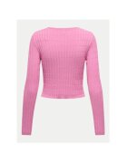 Only Pulover dama - 304784873 - Viscoza/Poliamida - Roz - Roz