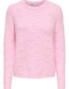 Only Pulover Dama - Roz - 82% poliester - 15% acril - 3% elastan -