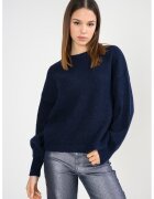Only Pulover din amestec de lana - Albastru ultramarin