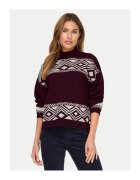 Only Pulover pentru femei violet/alb