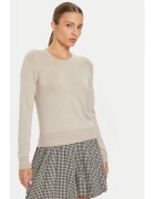 Only Pulover Venice 15333989 Ecru Regular Fit - Viscoza