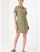 Only Rochie-camasa cu un cordon in talie Nova - Verde masliniu