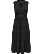 Only Rochie cu pussy-bow - Negru