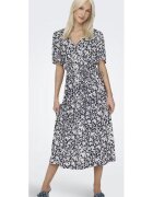 Only Rochie dama lunga 7575 - Casual - Viscoza - Albastru inchis