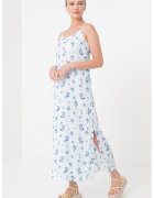 Only Rochie maxi cu model cu animal print - Albastru deschis/Albastru