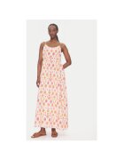 Only Rochie maxi cu model floral - Portocaliu