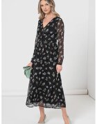Only Rochie midi cu imprimeu floral - Verde/Negru